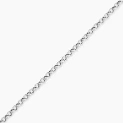 Bracelet Carola Maille Jaseron Argent Blanc