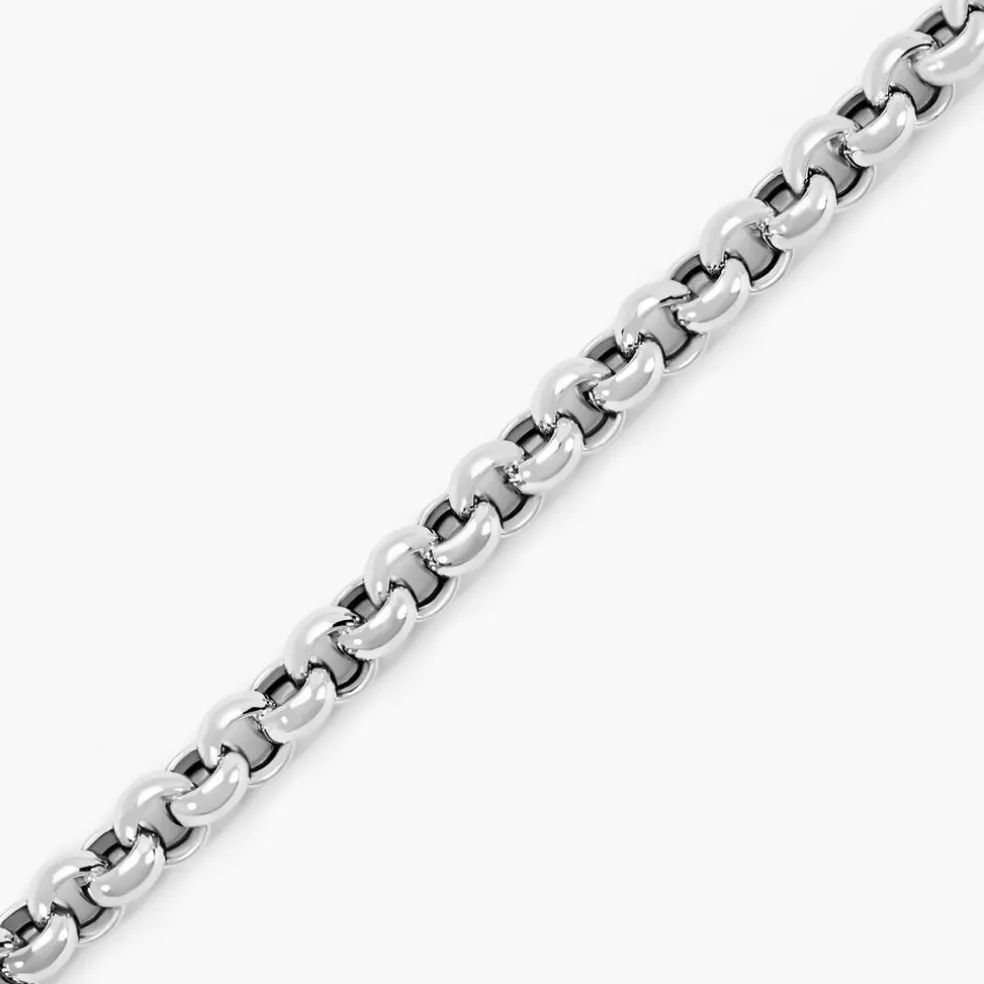 Bracelet Carola Maille Jaseron Argent Blanc