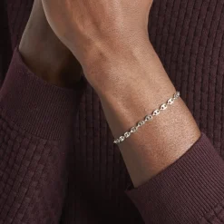 Bracelet Carrus Argent Blanc