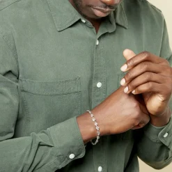 Bracelet Carrus Argent Blanc