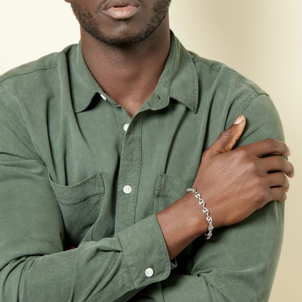 Bracelet Carrus Argent Blanc