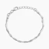 Bracelet Cathel Argent Blanc