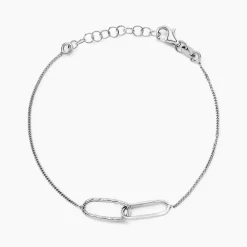 Bracelet Cedrine Argent Blanc