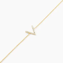 Bracelet Celene Or Jaune Oxyde De Zirconium