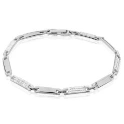Bracelet Celina Argent Blanc Oxyde De Zirconium