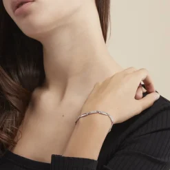 Bracelet Celina Argent Blanc Oxyde De Zirconium