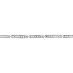 Bracelet Celoni Argent Blanc Oxyde De Zirconium