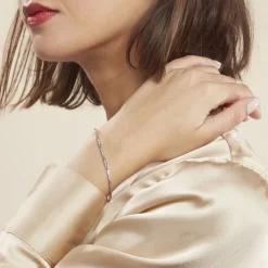 Bracelet Celoni Argent Blanc Oxyde De Zirconium