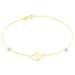 Bracelet Cenzo Or Jaune Perles De Culture