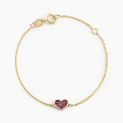 Bracelet Cerine Coeur Or Jaune