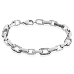 Bracelet Cesare Acier Blanc