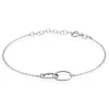 Bracelet Cherise Argent Blanc