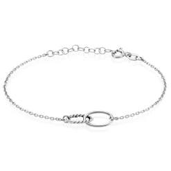 Bracelet Cherise Argent Blanc
