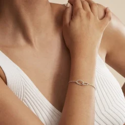 Bracelet Cherise Argent Blanc