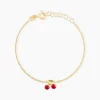 Bracelet Cherry Cerise Or Jaune
