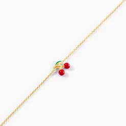 Bracelet Cherry Cerise Or Jaune
