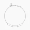 Bracelet Chiarina Argent Blanc