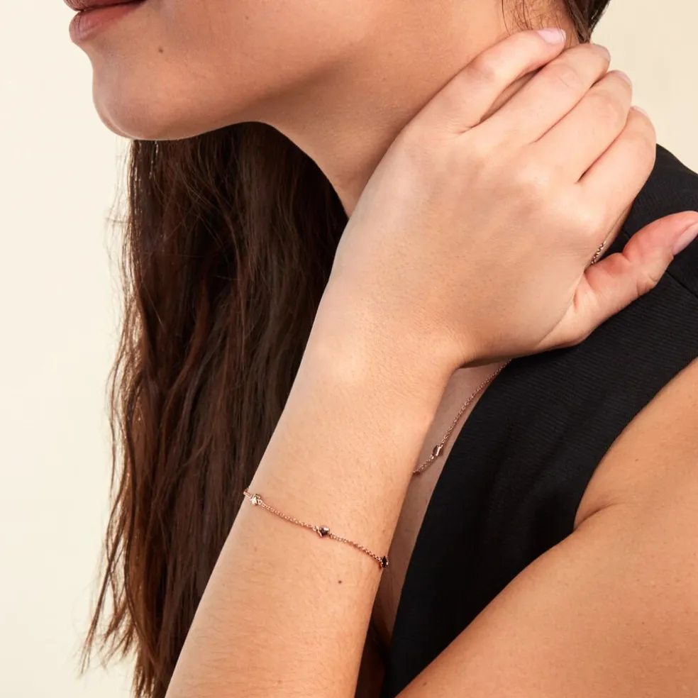 Bracelet Circee Argent Rose