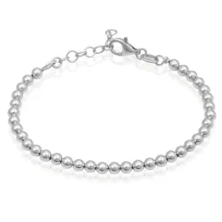 Bracelet Ciska Argent Blanc