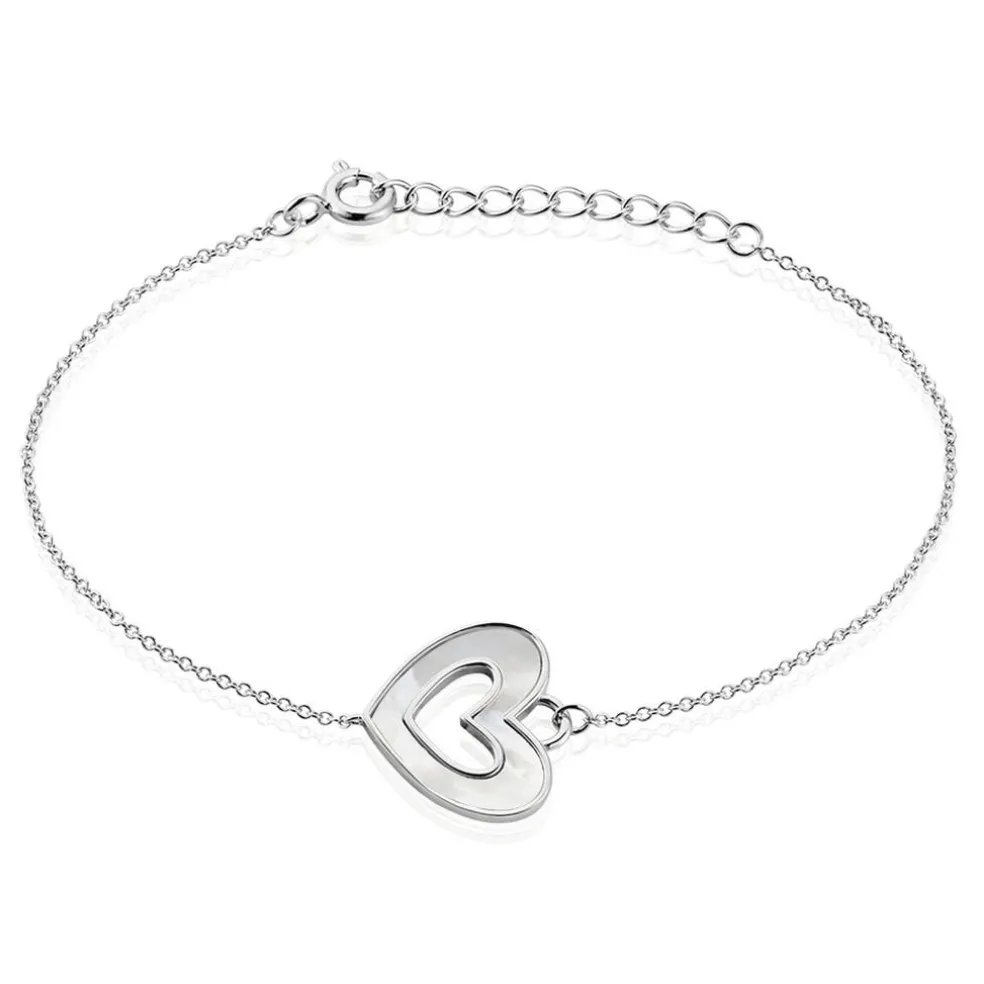 Bracelet Clarity Argent Blanc Nacre