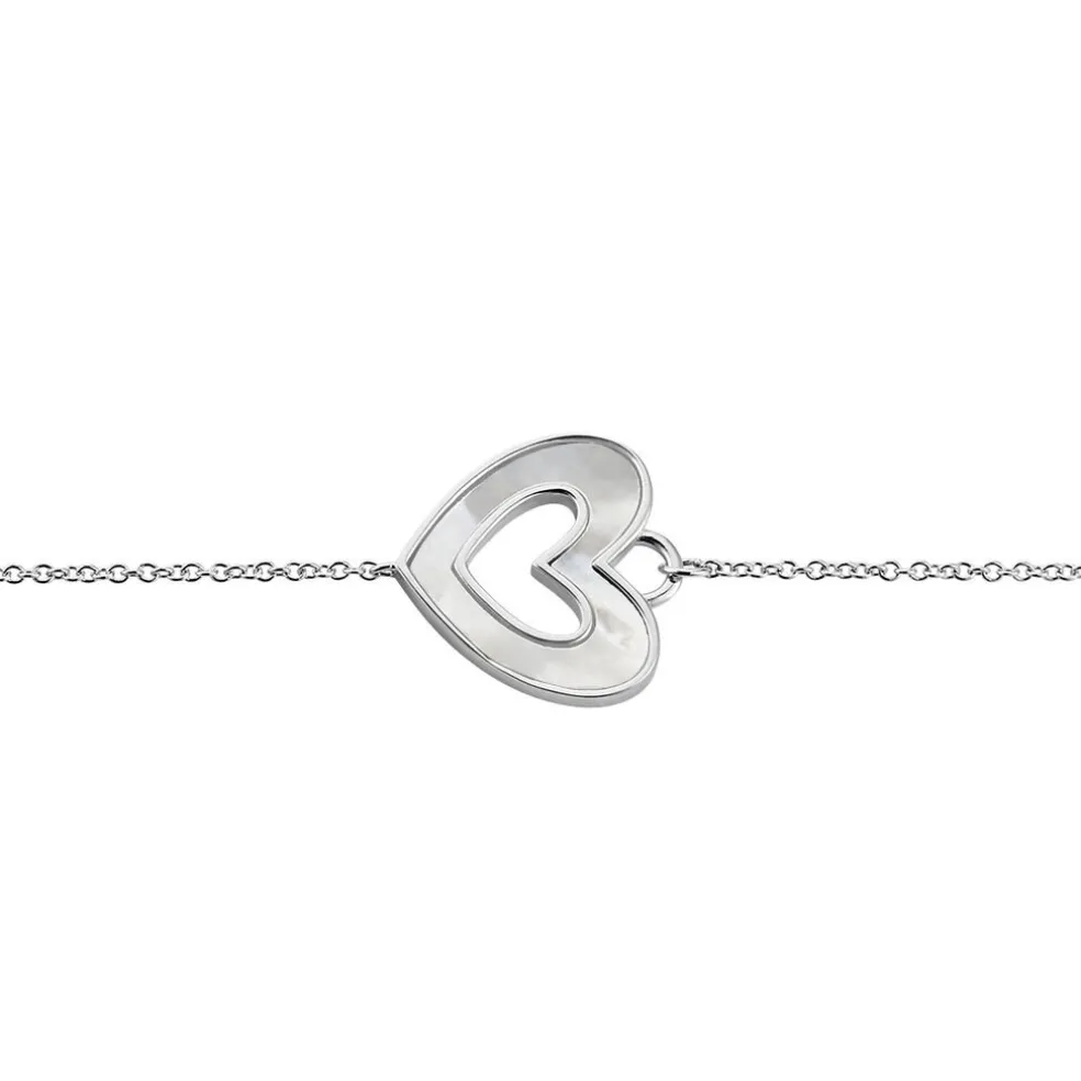 Bracelet Clarity Argent Blanc Nacre