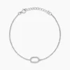 Bracelet Clem Argent Blanc