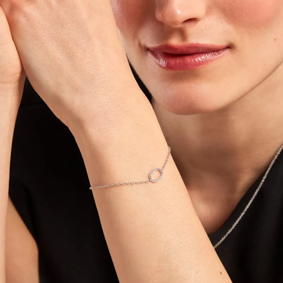 Bracelet Clem Argent Blanc