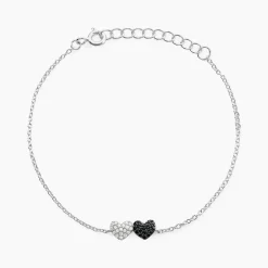 Bracelet Clementine Argent Blanc Oxyde De Zirconium