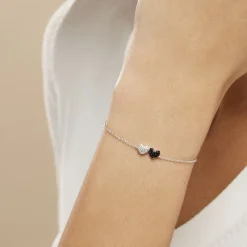 Bracelet Clementine Argent Blanc Oxyde De Zirconium