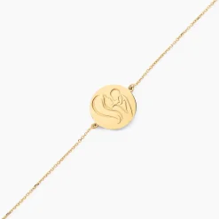 Bracelet Cobeia Maille Forçat Or Jaune