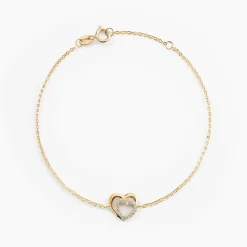 Bracelet Constancia Or Jaune Oxyde De Zirconium