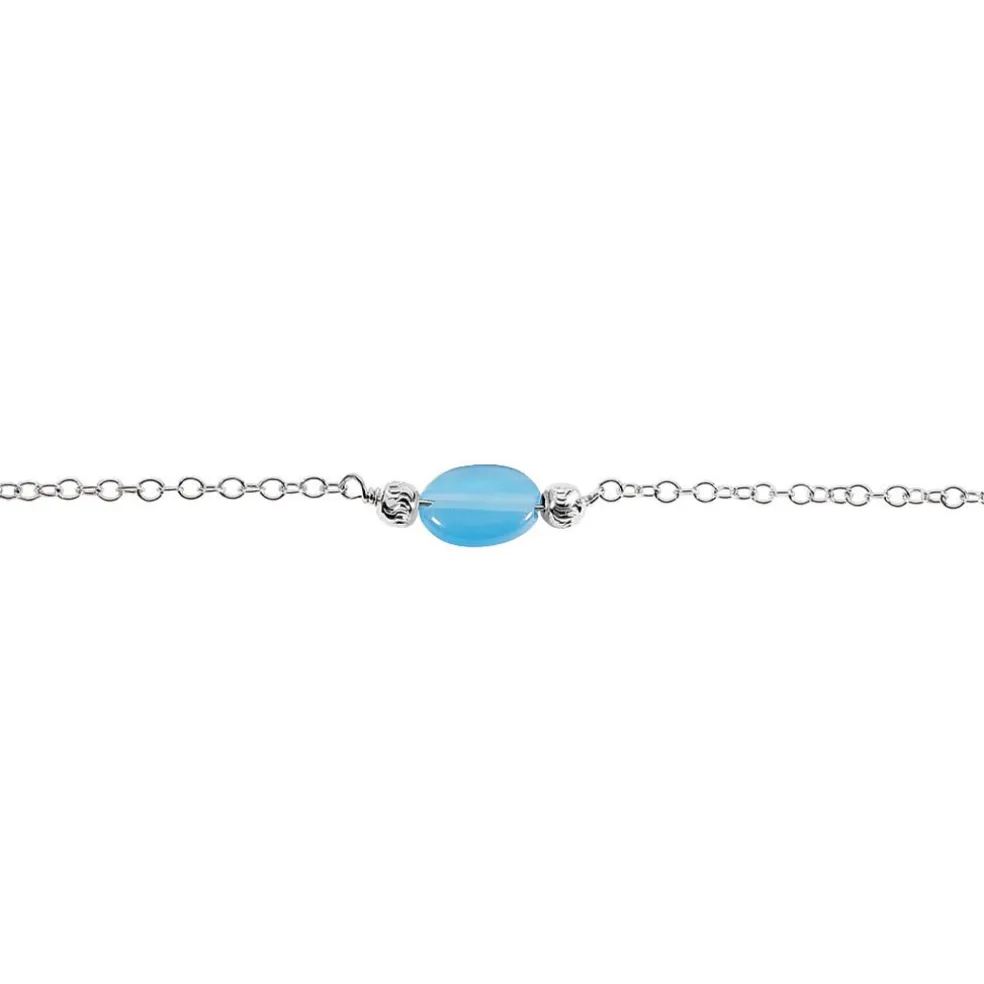 Bracelet Corelana Argent Blanc Pierre De Synthese