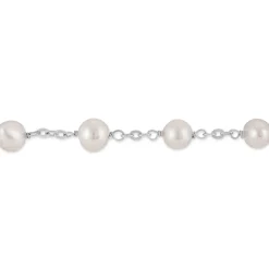 Bracelet Corentina Argent Blanc Perle De Culture