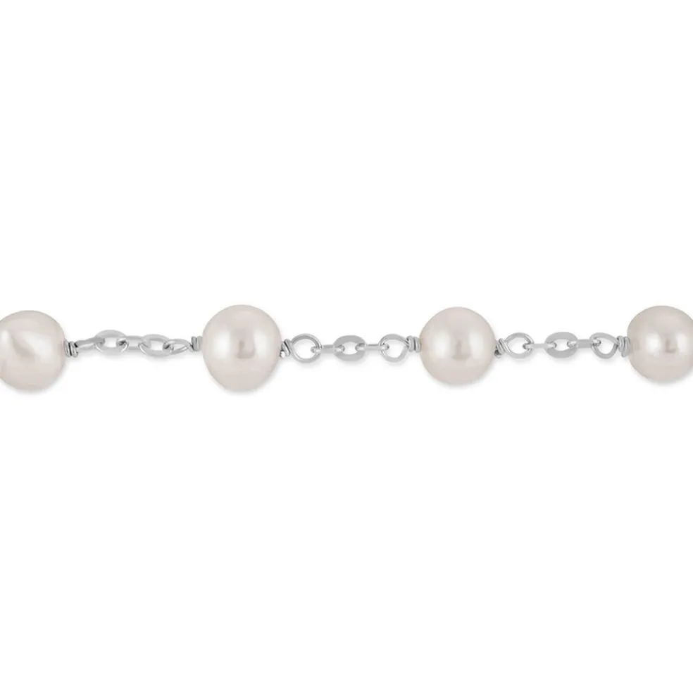 Bracelet Corentina Argent Blanc Perle De Culture