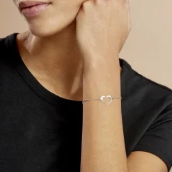 Bracelet Cosima Argent Blanc