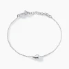 Bracelet Curve Argent Blanc