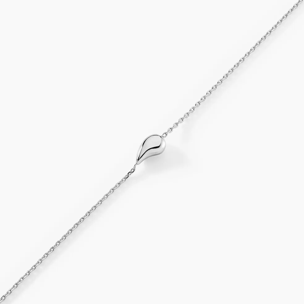 Bracelet Curve Argent Blanc