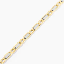 Bracelet Danae Plaquette Or Bicolore