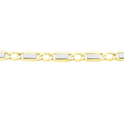 Bracelet Danae Plaquette Or Bicolore