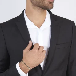 Bracelet Danae Plaquette Or Bicolore