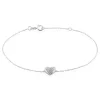 Bracelet Dann Or Blanc Oxyde De Zirconium