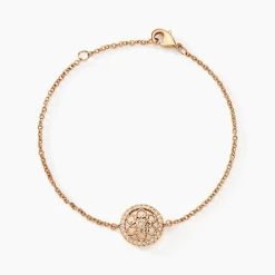 Bracelet Danya Plaqué Or Doré Oxyde De Zirconium