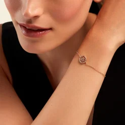 Bracelet Danya Plaqué Or Doré Oxyde De Zirconium