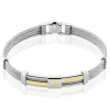 Bracelet Davilia Or Acier Bicolore