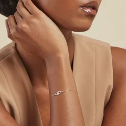 Bracelet Desiderio Or Jaune Oxyde De Zirconium