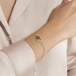 Bracelet Diana Argent Blanc Oxyde De Zirconium