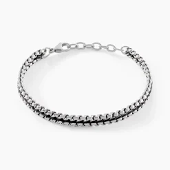 Bracelet Dilhan Acier Blanc