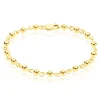 Bracelet Diona Maille Boule Or Jaune