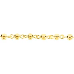 Bracelet Diona Maille Boule Or Jaune