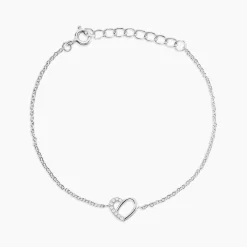 Bracelet Dorthea Argent Blanc Oxyde De Zirconium